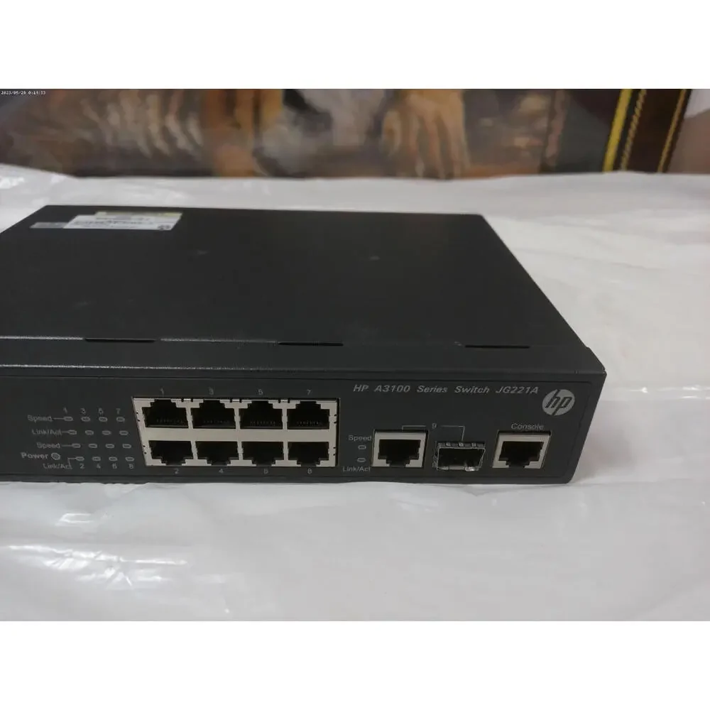 JG221A#ACF HP Networking 3100-8 v2 SI 8-Ports 10/100 RJ-45